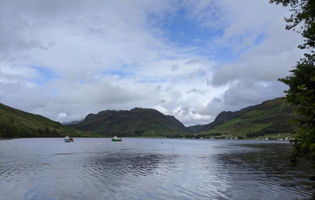 Image of fishing boats on west coast