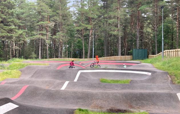 Pump track in Boat of Garten 